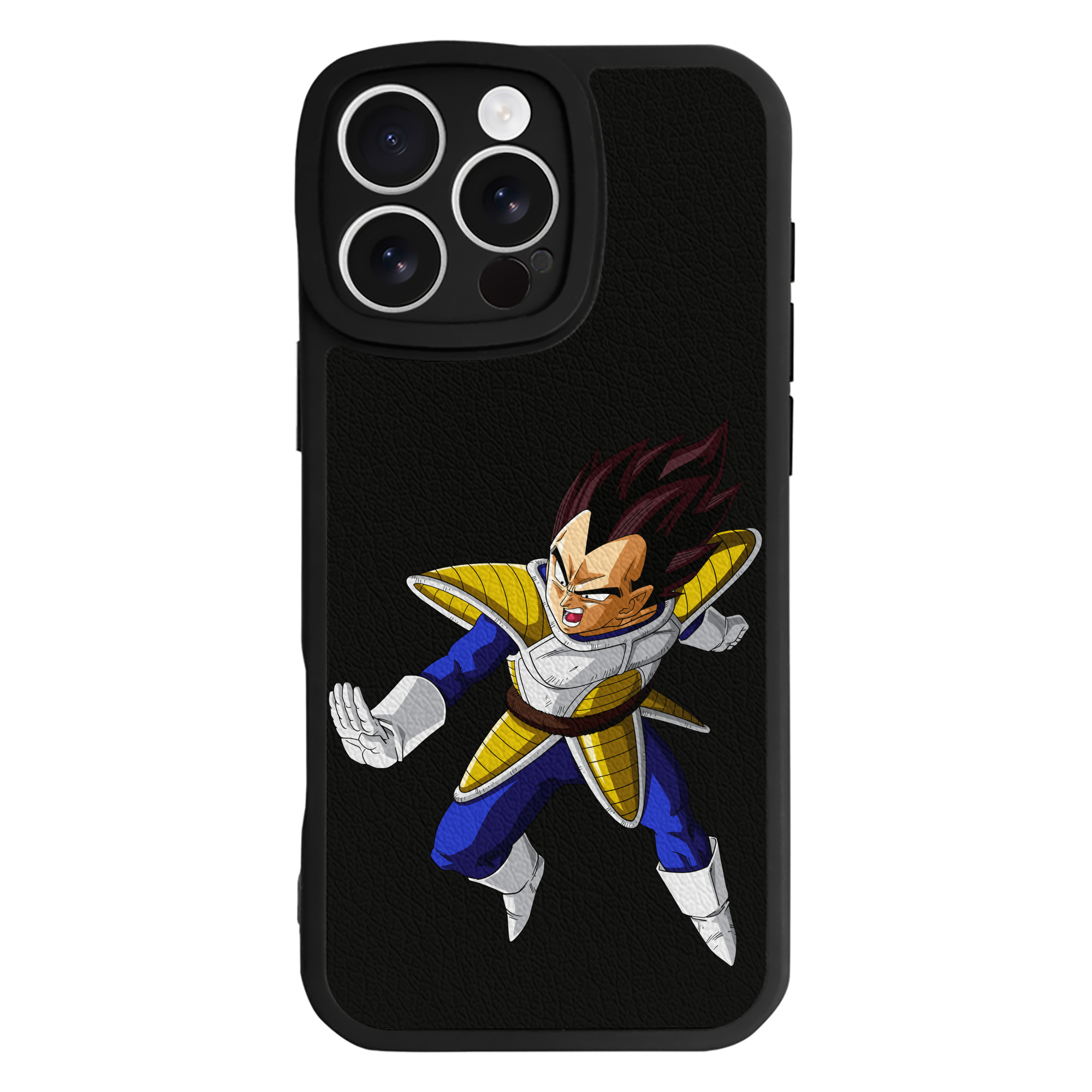 （画像用） ドラゴンボール ベジータ四世（Bejīta Yonsei）DRAGON BALL Vegeta IV 【iPhone 16シリーズ対応】シリコンスマホケース（レザー調） 材質：シリコン